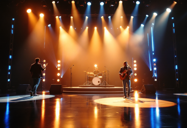 Amadeus durante la presentazione dello show Like a Star