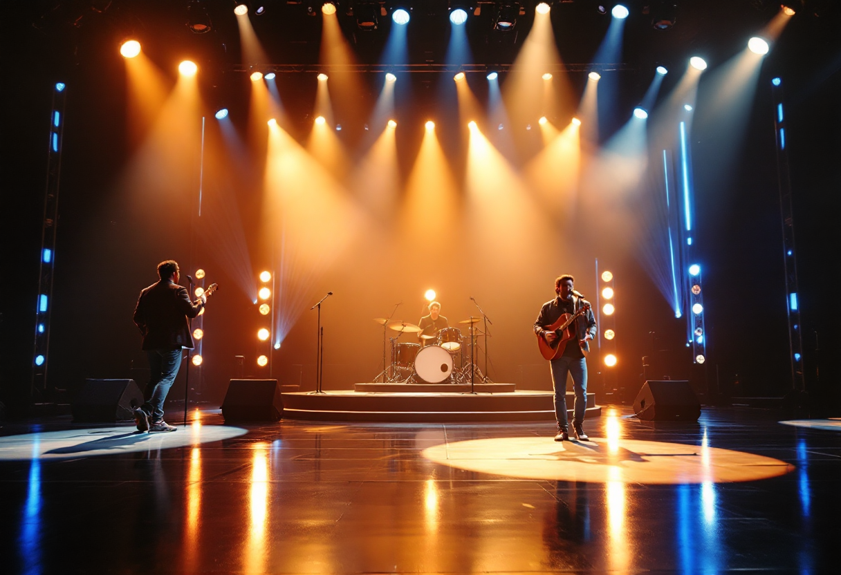 Amadeus durante la presentazione dello show Like a Star