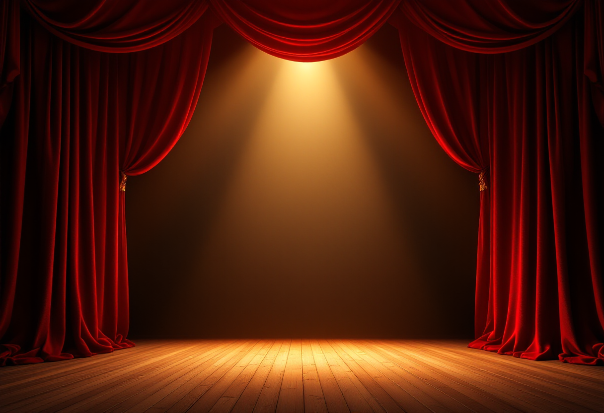 Andrea Pucci in scena dopo l'operazione