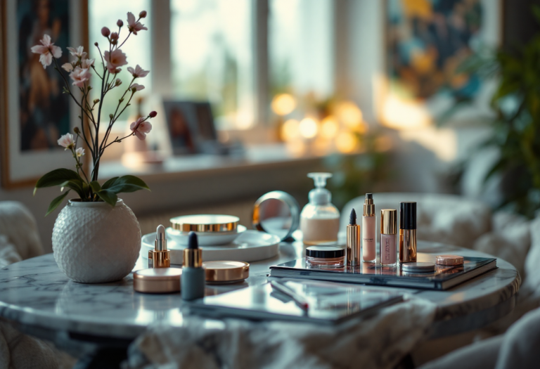 Antonella Clerici che sorride durante una trasmissione televisiva