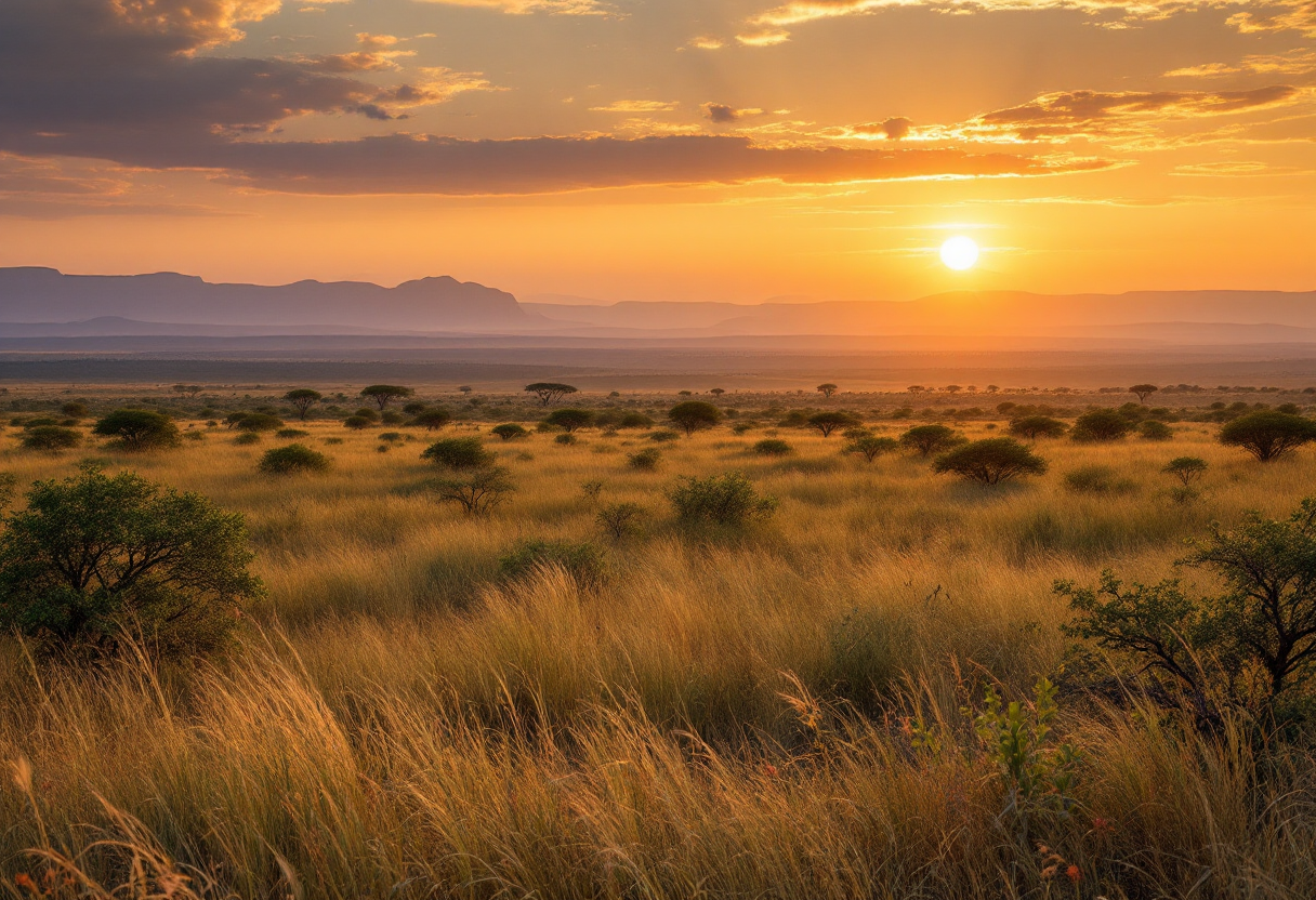 Benedetta Parodi con le sue figlie durante un viaggio in Sudafrica