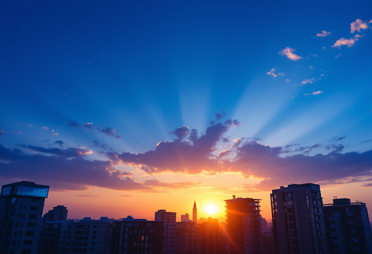 Immagine che rappresenta il blu come simbolo dell'autismo