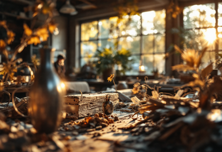 Immagine che rappresenta il design sostenibile con materiali eco-friendly