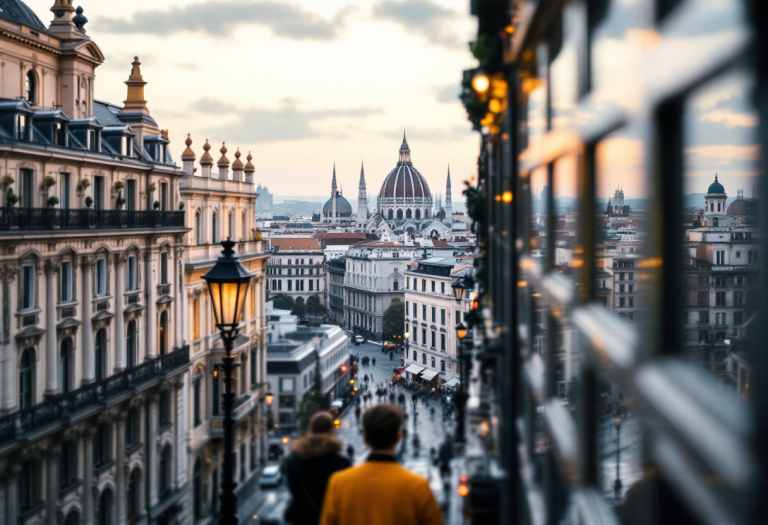 Elisabetta Canalis in un evento di moda a Milano