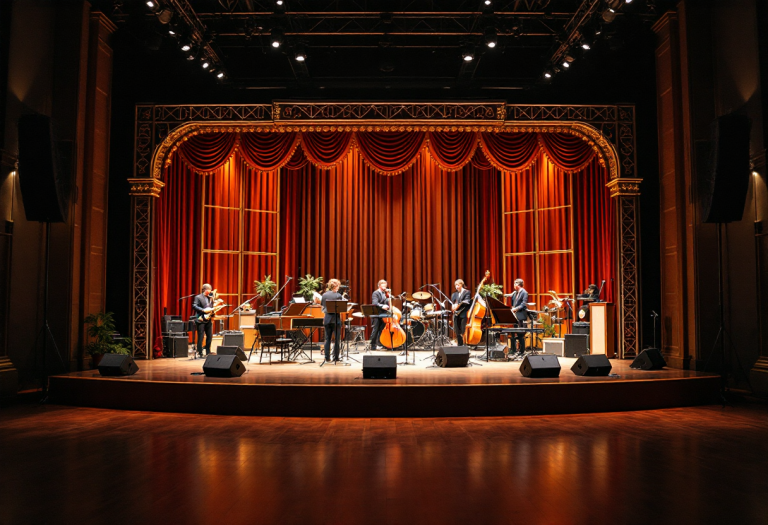 Immagine del Festival di Sanremo con artisti sul palco