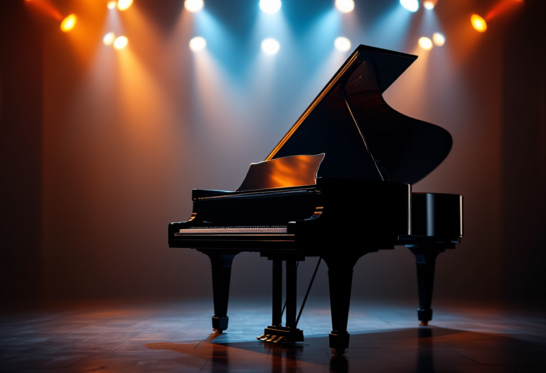 Giovanni Allevi suona il pianoforte per combattere il dolore