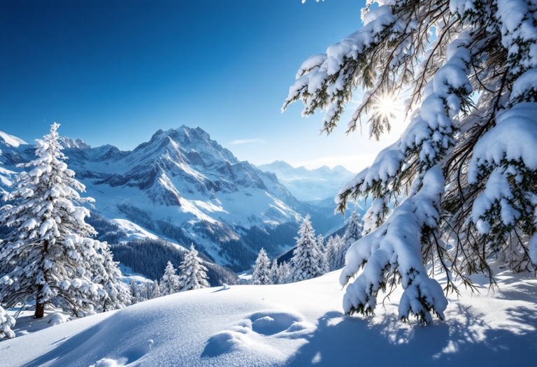 Kate Middleton mentre scia in Francia durante una fuga segreta