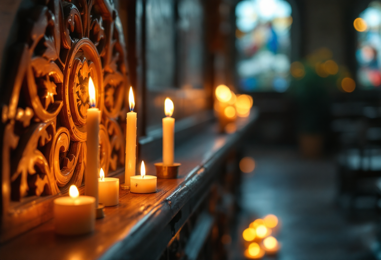 Papa Francesco in un momento di riflessione profonda