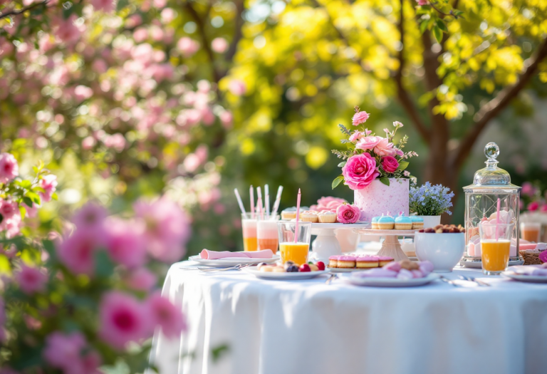 Mary di Danimarca con la famiglia durante la festa di Isabella