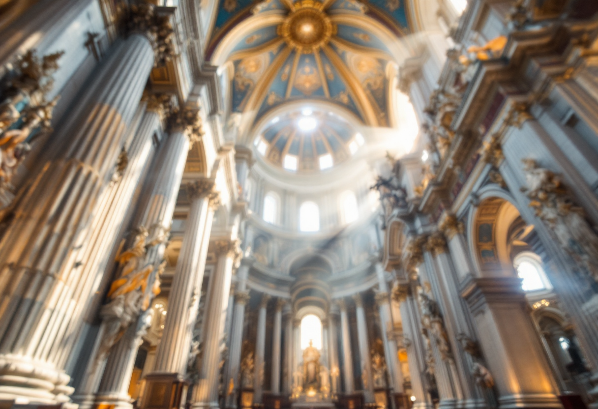 Papa Francesco in un momento di riflessione e preghiera