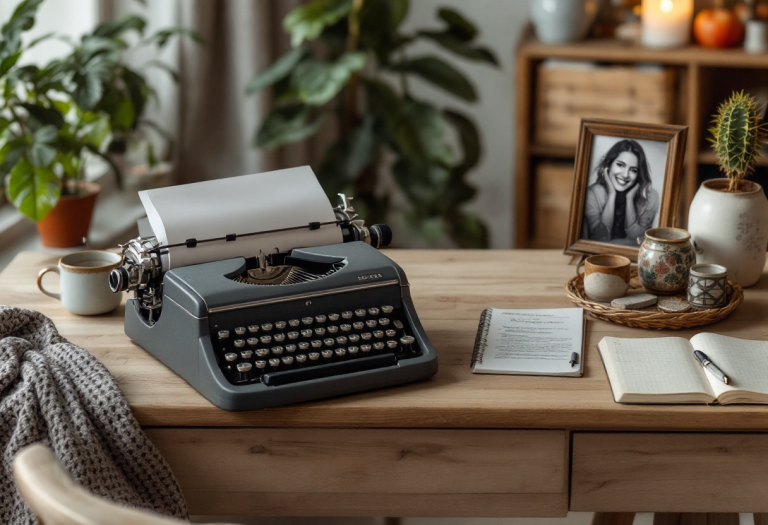 Eleonora Giorgi in un momento di riflessione profonda