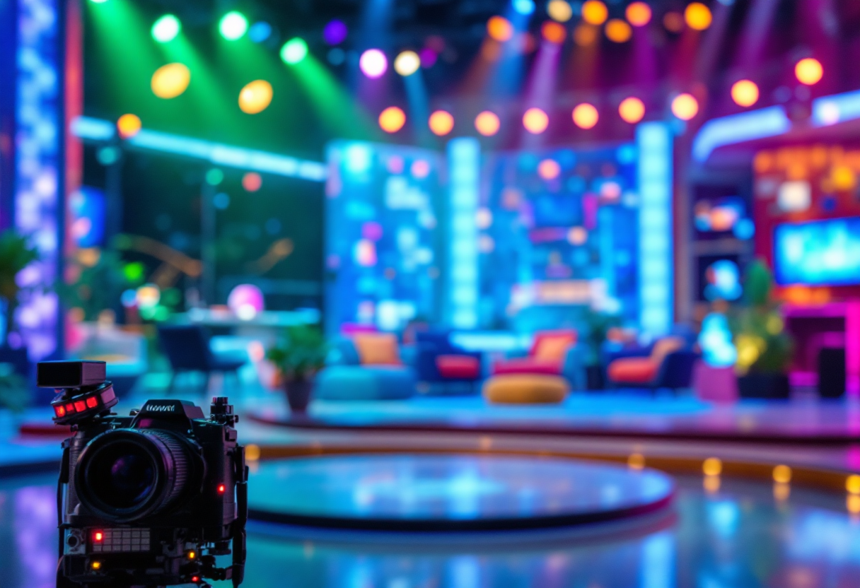 Stefano De Martino durante Stasera tutto è possibile