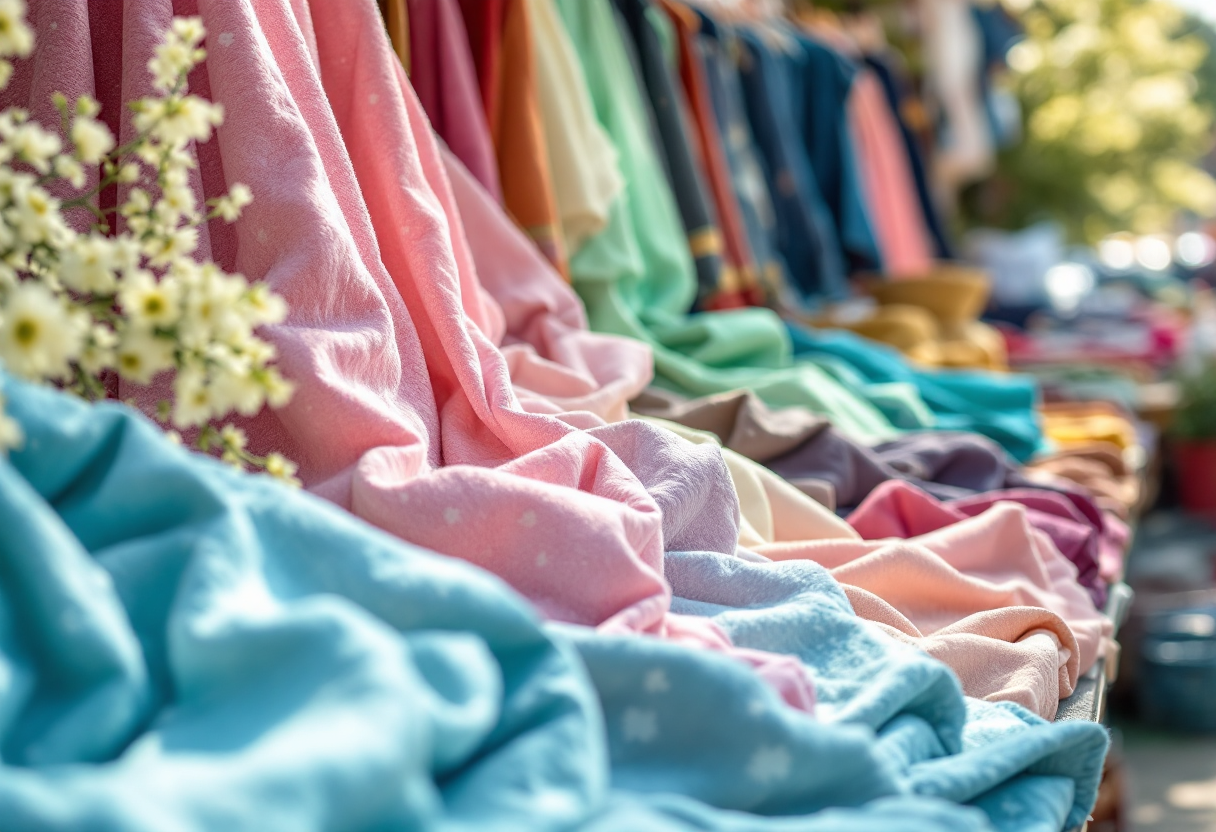 Palette colori primavera 2025 con tonalità vivaci