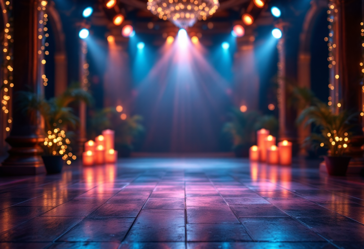 Toon Lobach in un'esibizione di danza contemporanea