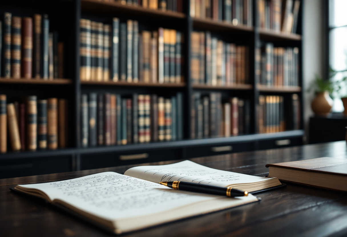 Ritratto di Umberto Eco, scrittore e semiologo italiano