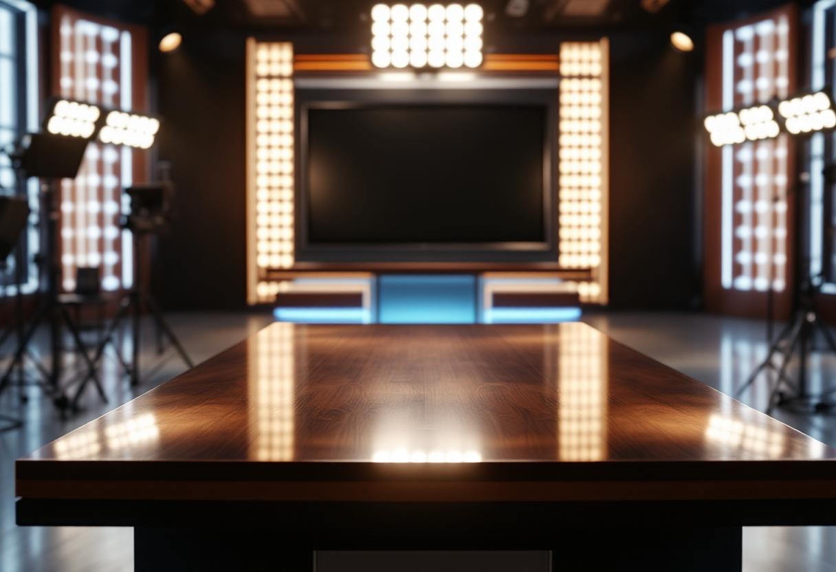 Barbara D'Urso in un momento di riflessione sulla Rai