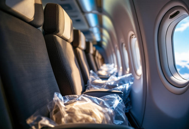 Britney Spears durante un volo turbolento