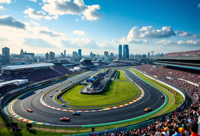 Charlene di Monaco in abito elegante al Gran Premio