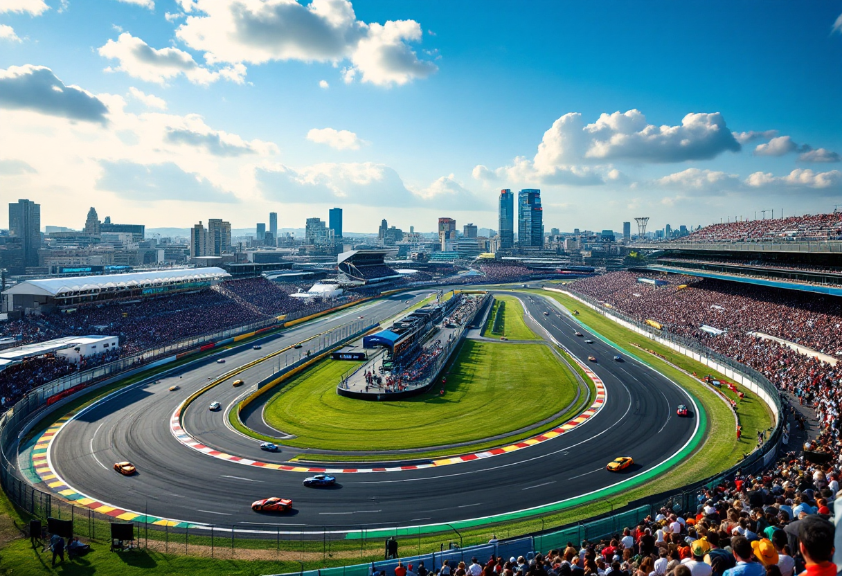 Charlene di Monaco in abito elegante al Gran Premio