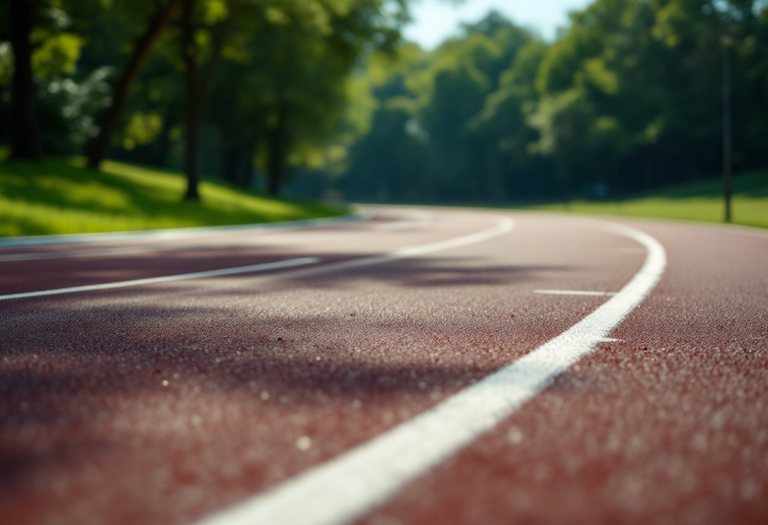 Charlotte di Cambridge mentre pratica atletica