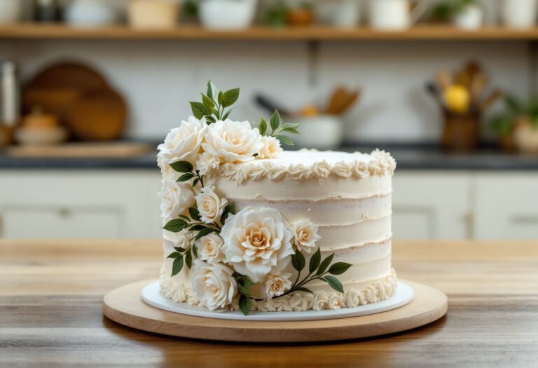 Torta di matrimonio conservata in freezer per mantenerne freschezza