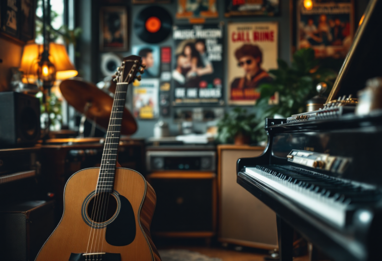 Eugenio Finardi mentre suona la chitarra