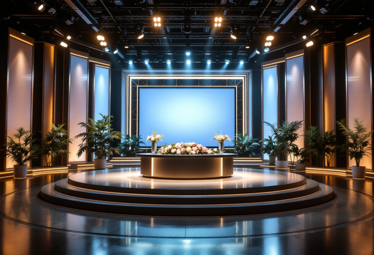 Fabio Fazio durante un'intervista su musica e letteratura