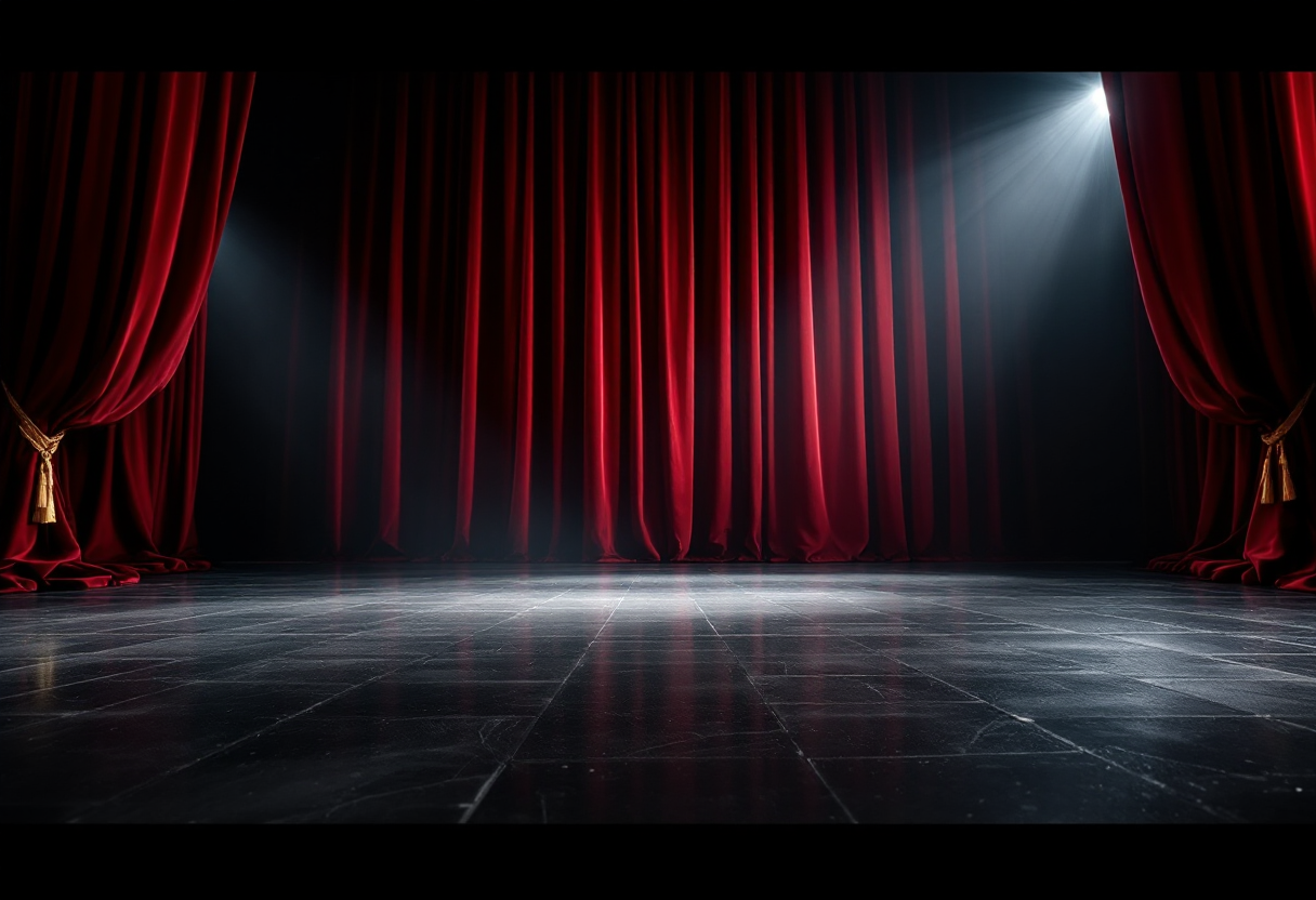 Giulio Beranek mentre incanta il pubblico italiano con Gerri