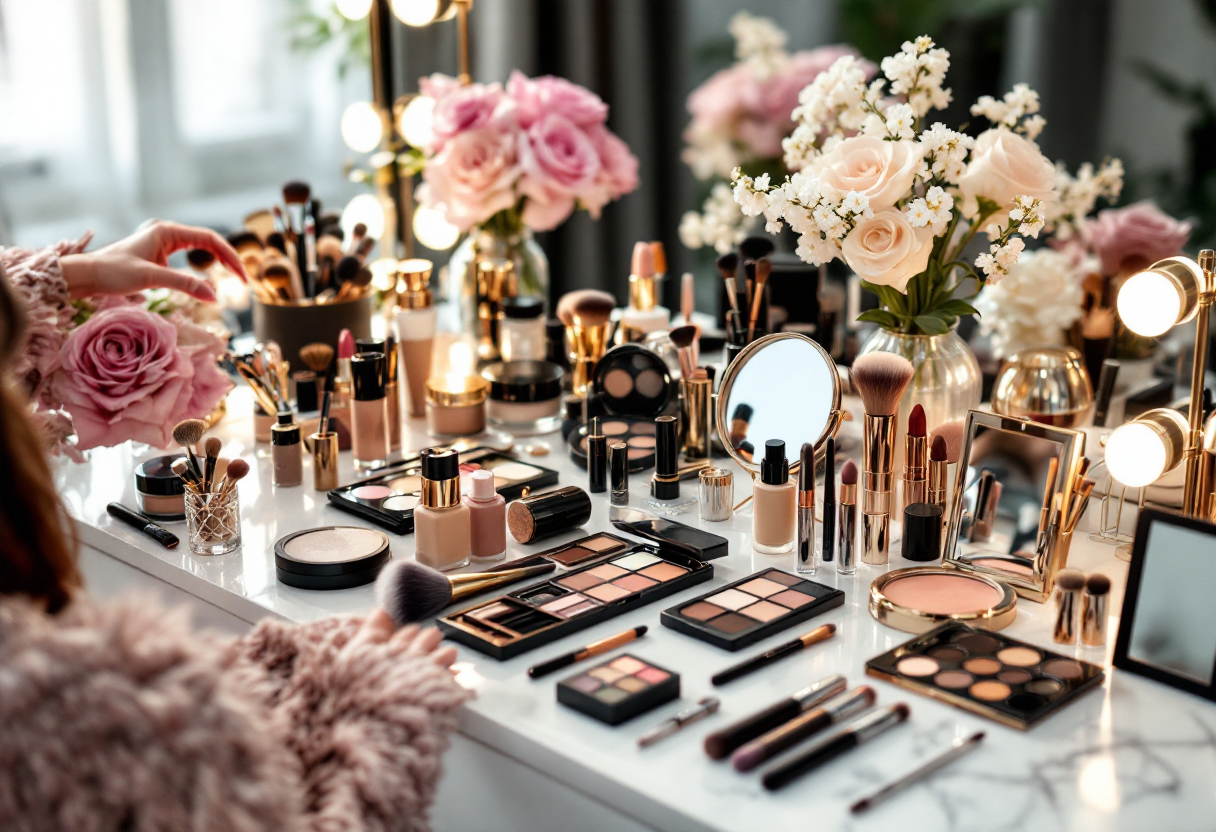 Immagine che illustra il contouring del viso passo dopo passo