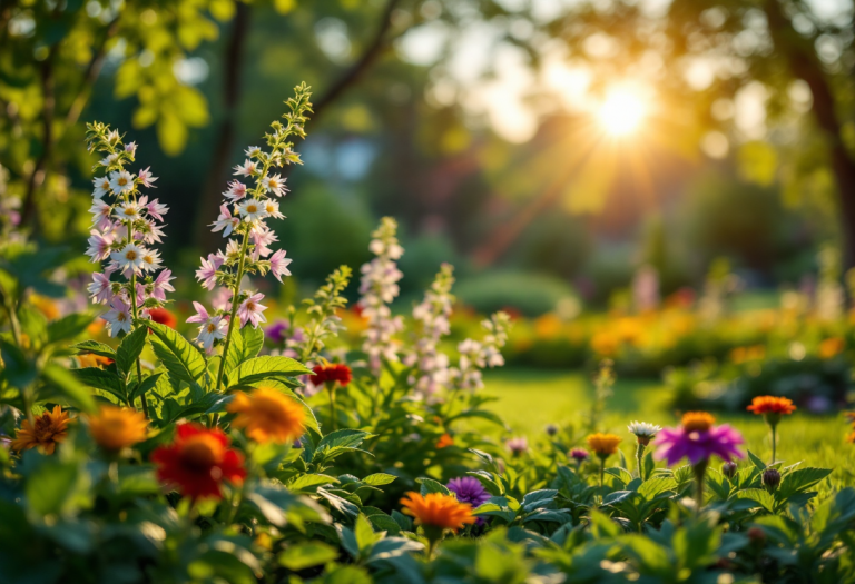 Gusci d'uovo utilizzati come fertilizzante naturale nel giardino