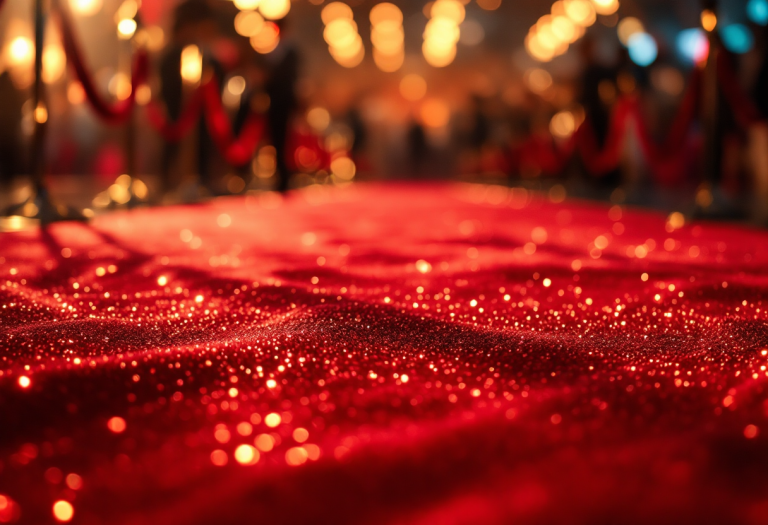 Heidi Klum con il figlio Henry agli American Music Awards