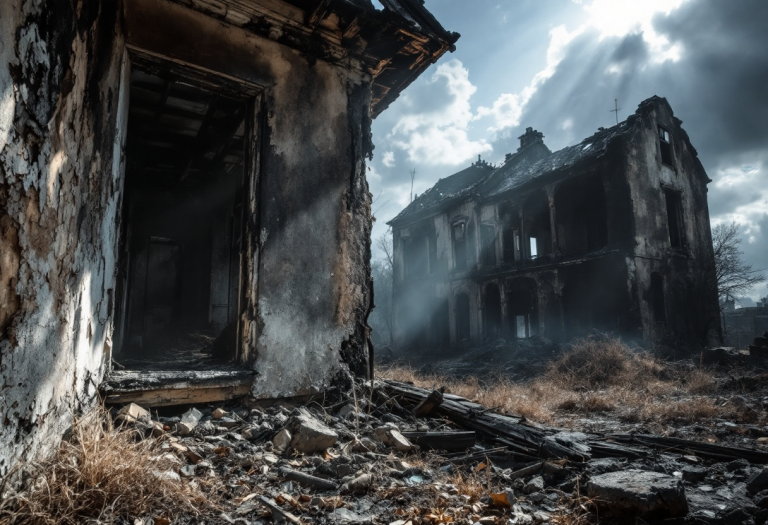 La casa d'infanzia di Lady Diana distrutta da un incendio