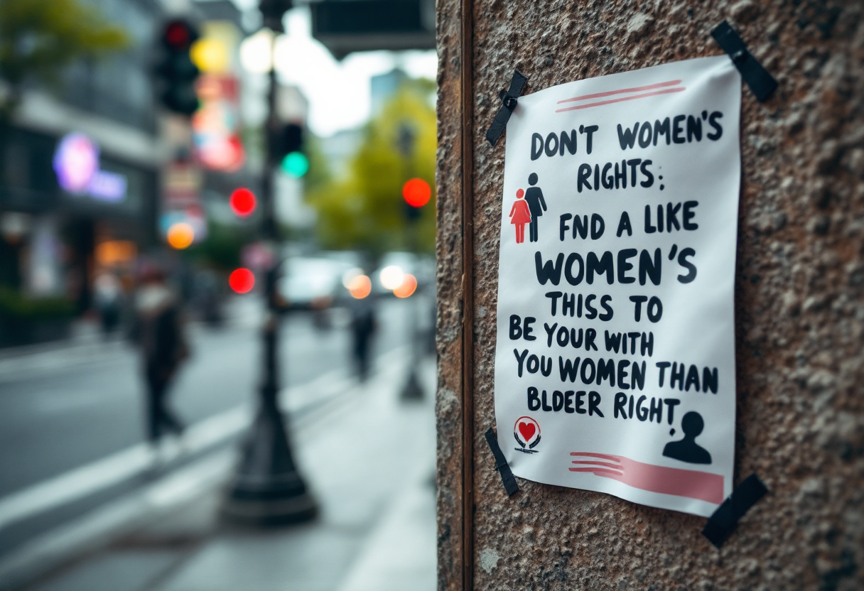 Immagine che rappresenta i diritti delle donne in Italia