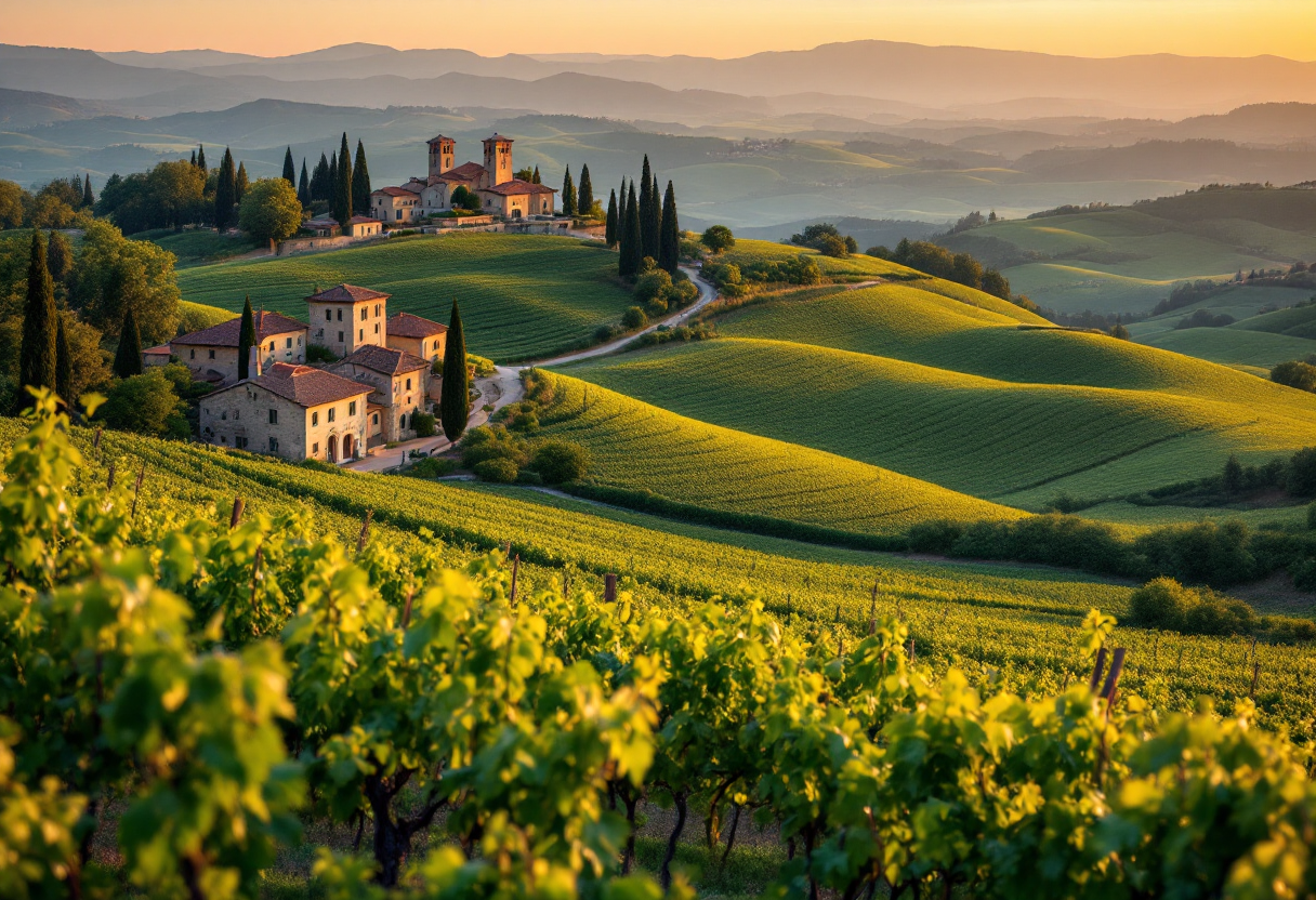 Wendy e Sam celebrano il loro matrimonio in Toscana