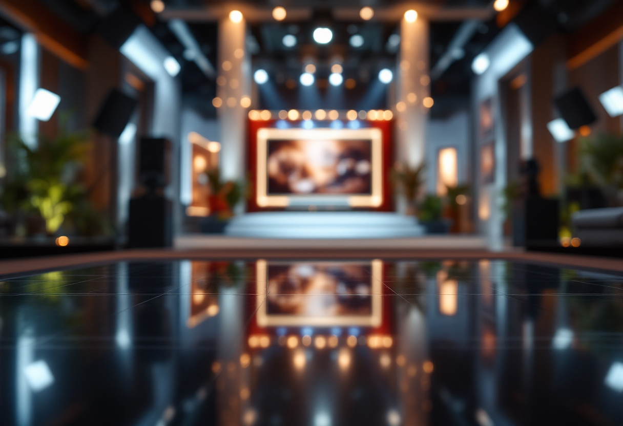 Milly Carlucci durante il suo ritorno in Sognando... Ballando