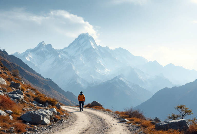 Concorrenti di Pechino Express durante la semifinale in Nepal