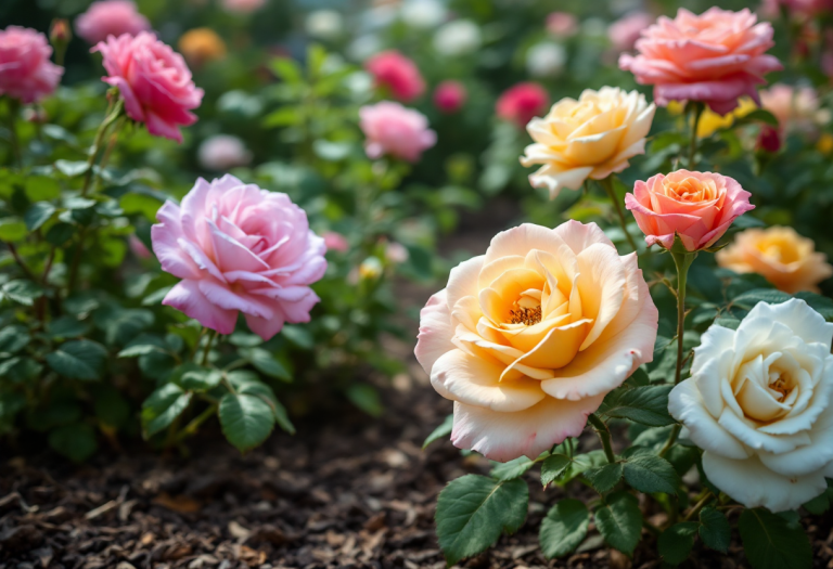 Tecniche naturali per proteggere le rose dalle erbacce