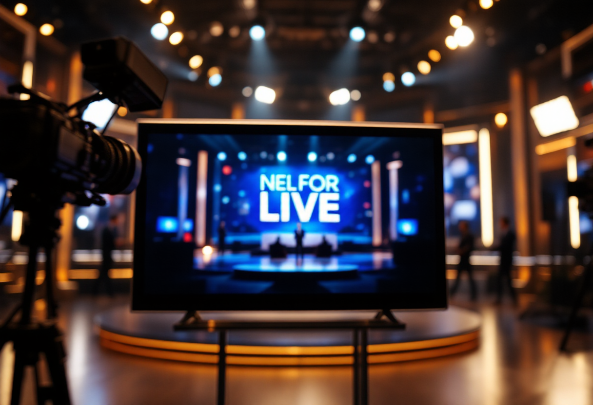 Immagine del nuovo palinsesto Rai con elezione Pontefice