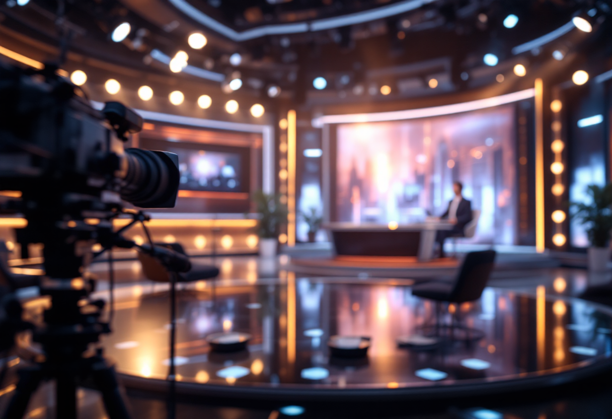 Grafico che mostra i risultati di ascolto tra Rai e Mediaset