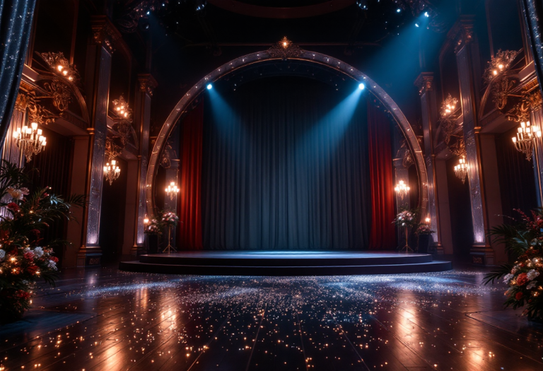 Immagine del grande show Sognando Ballando con celebrità e ballerini