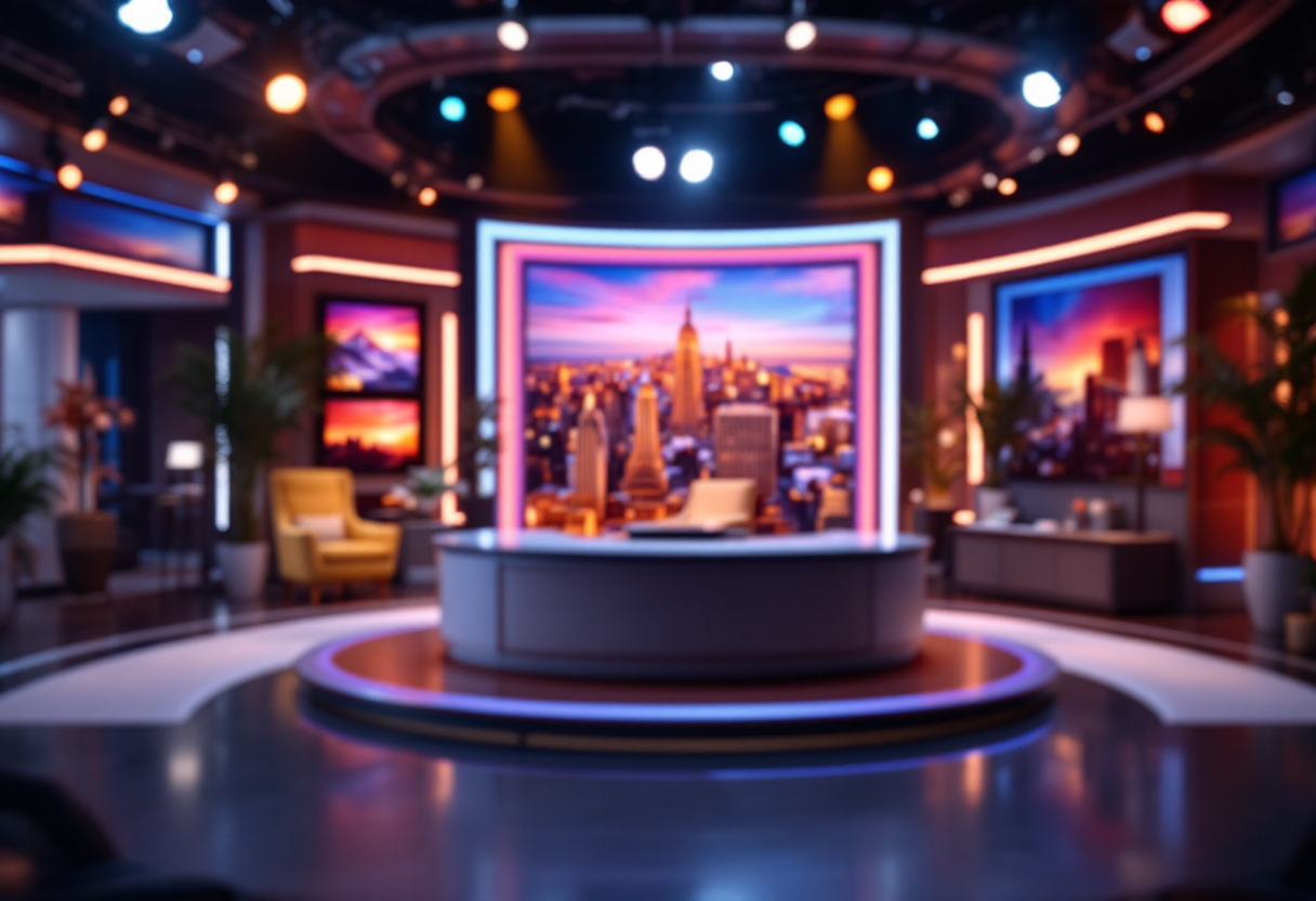 Stefano De Martino durante l'Eurovision Song Contest