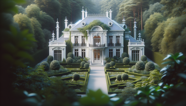 Immagine della villa di Karl Lagerfeld in vendita all'asta