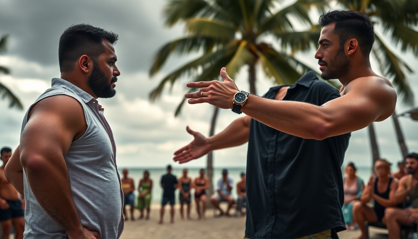 dino e omar il dramma in diretta allisola dei famosi 1750907497