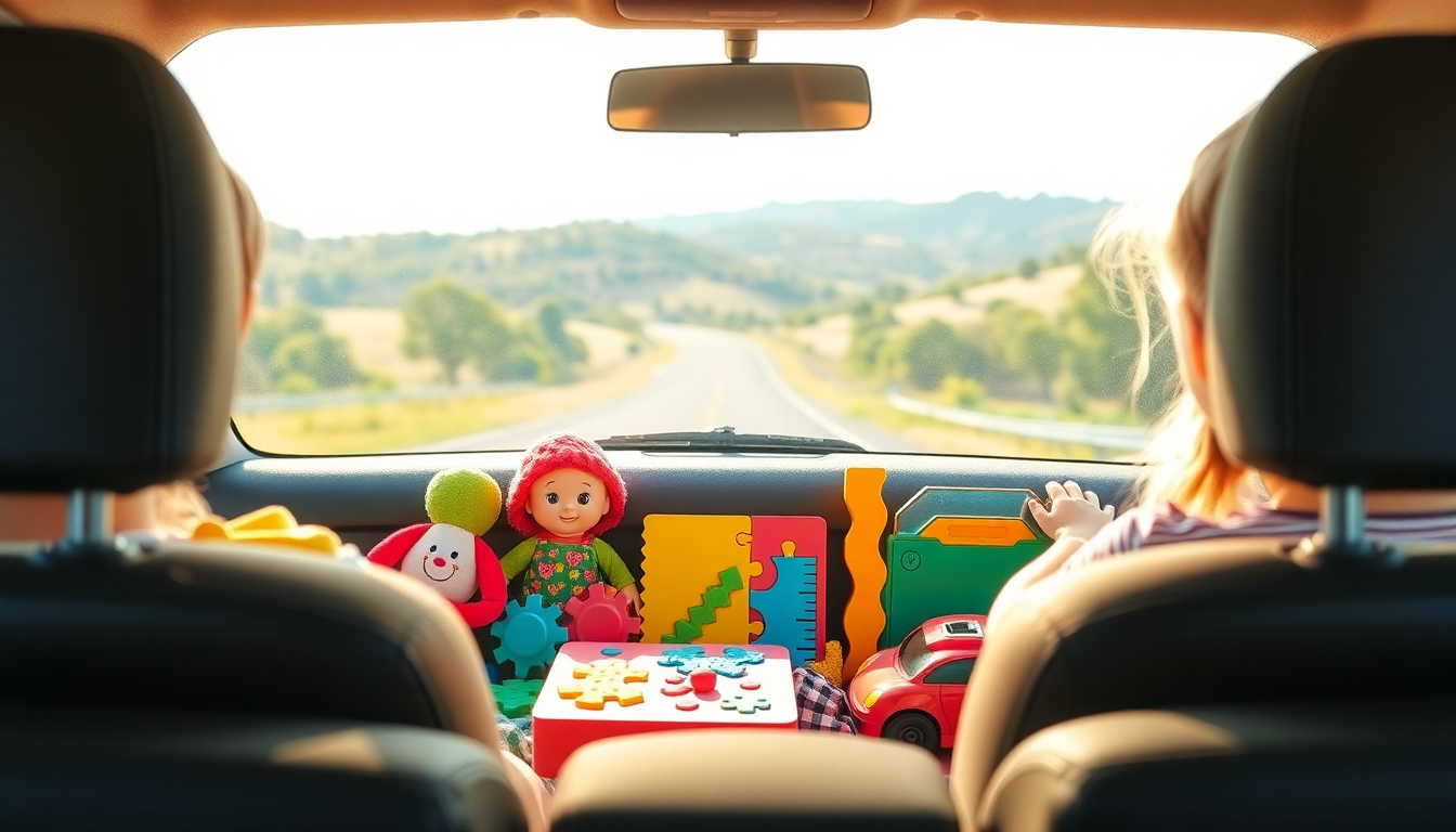 Giocattoli per bambini in auto: divertimento in viaggio