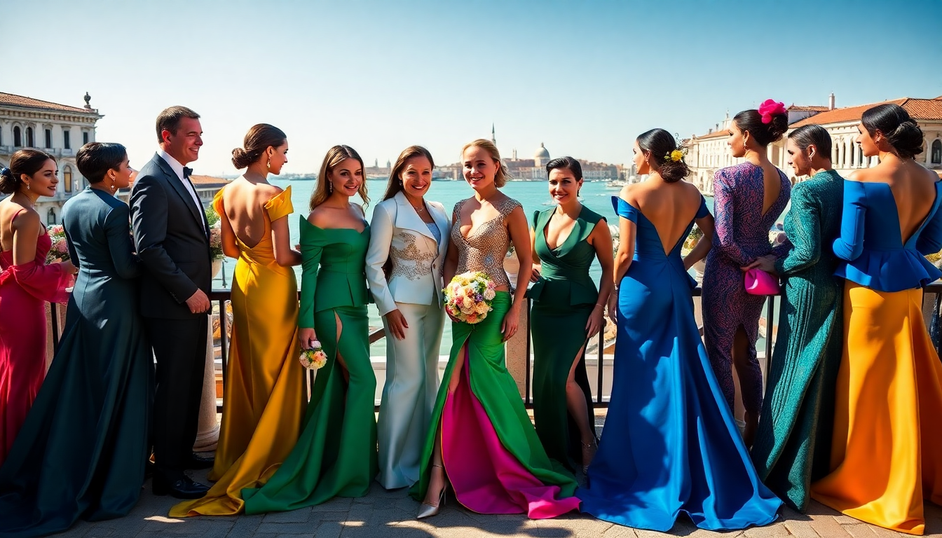 Gli outfit più audaci degli invitati al matrimonio di Bezos