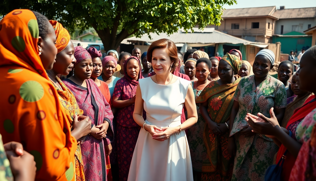 Mary di Danimarca: un esempio di eleganza e responsabilità sociale in Nigeria