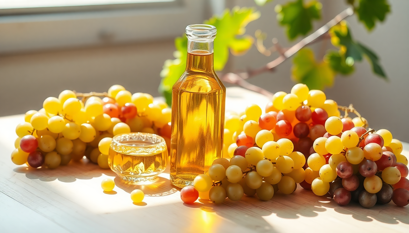 Olio di semi d’uva: il segreto di bellezza per pelle e capelli luminosi