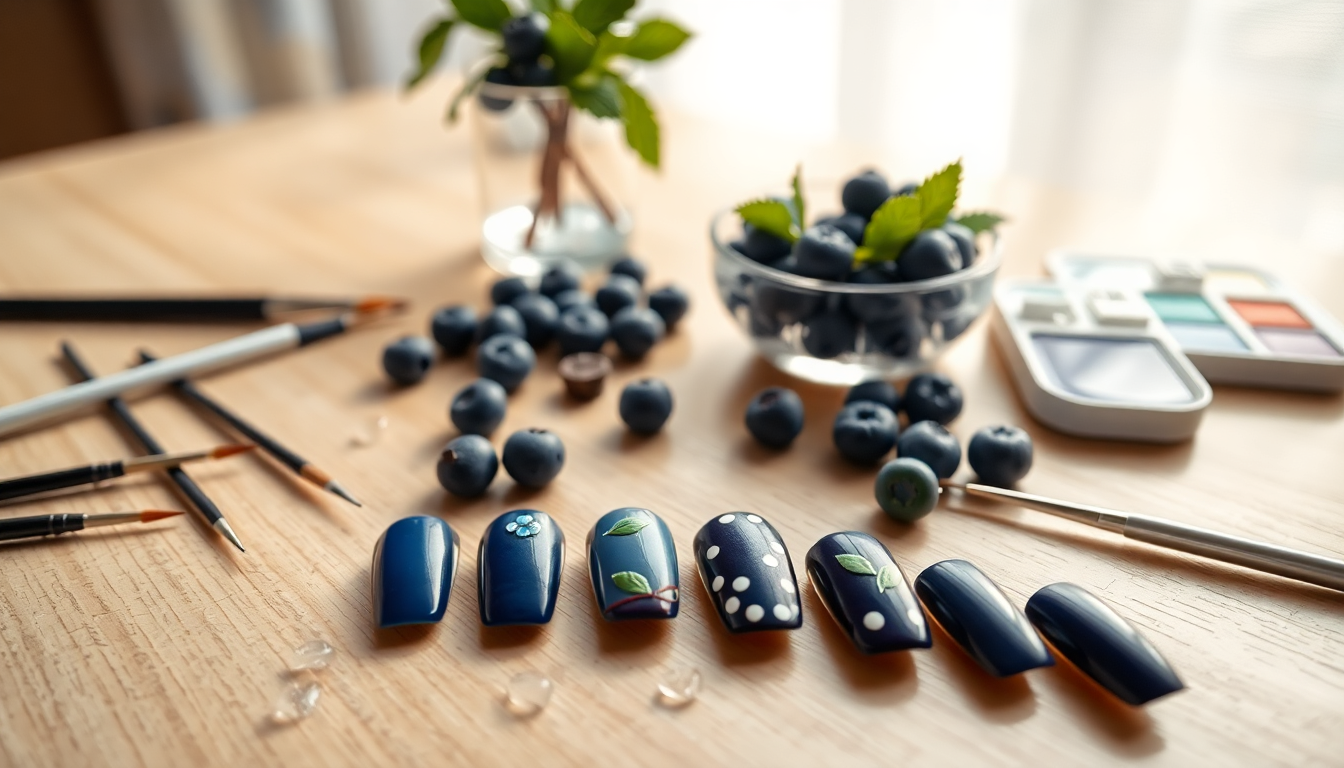 Scopri come le unghie ai mirtilli stanno conquistando il mondo della nail art