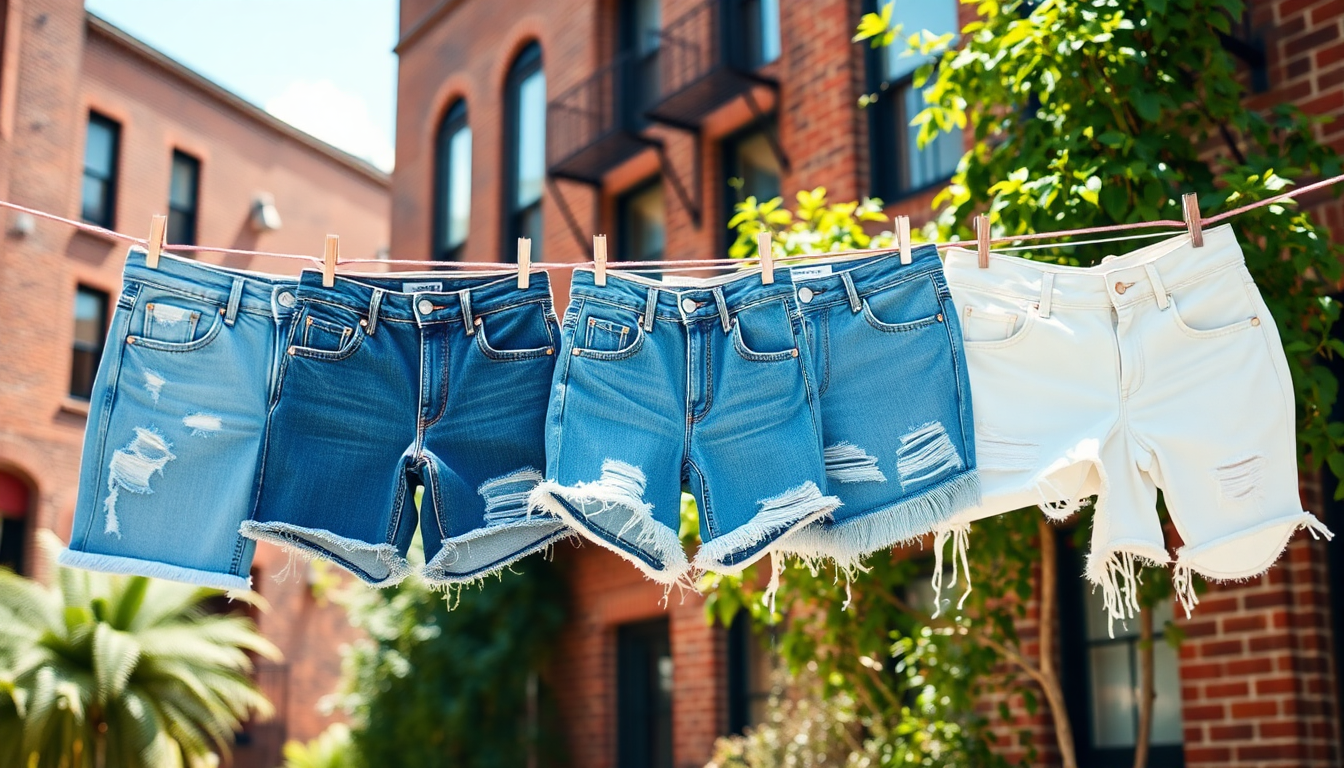 scopri i 6 modelli di denim shorts piu trendy per lestate 2025 1749826890