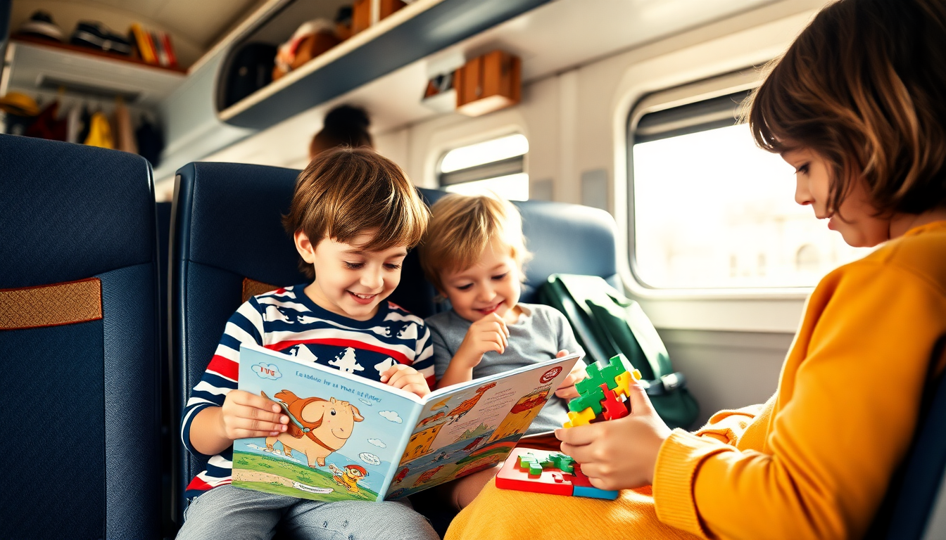 Giochi e attività per intrattenere i bambini durante i viaggi